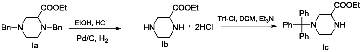 2-carboxyl piperazine linked tacrine-8-amino(hydroxyl) quinoline derivative as well as preparation and application
