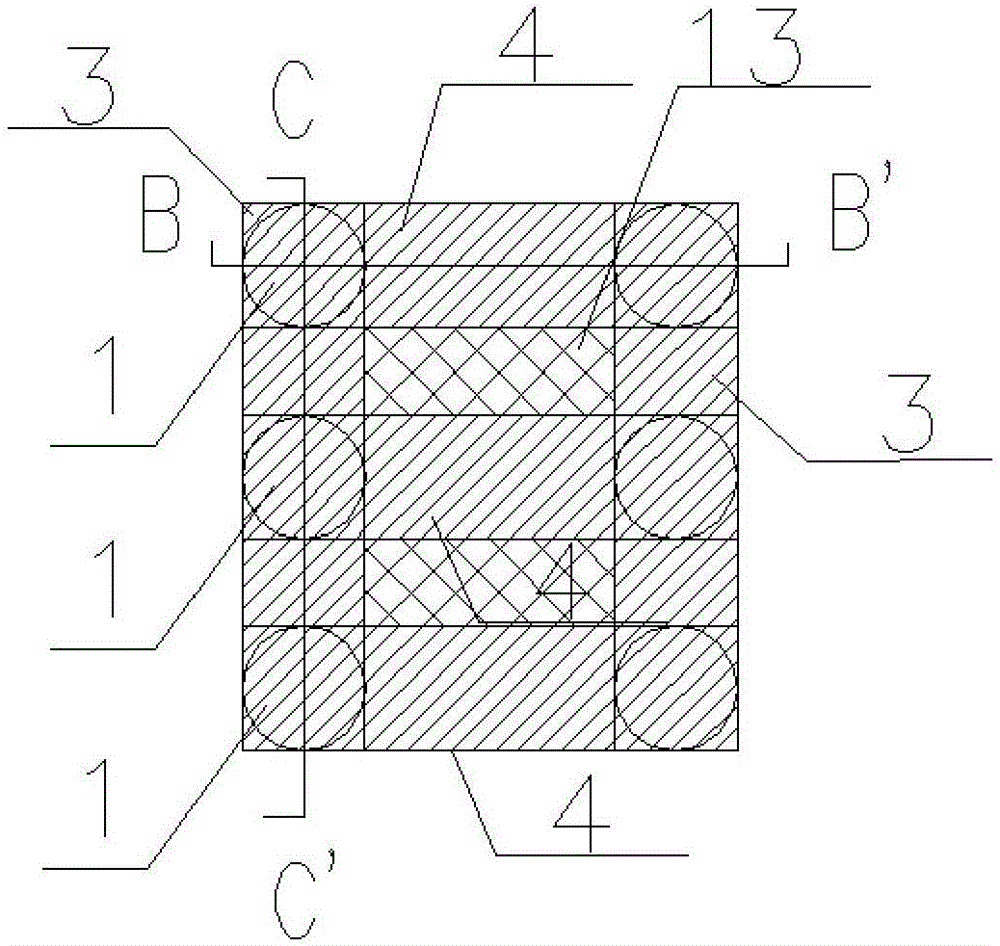 Foundation pit support system and construction method thereof