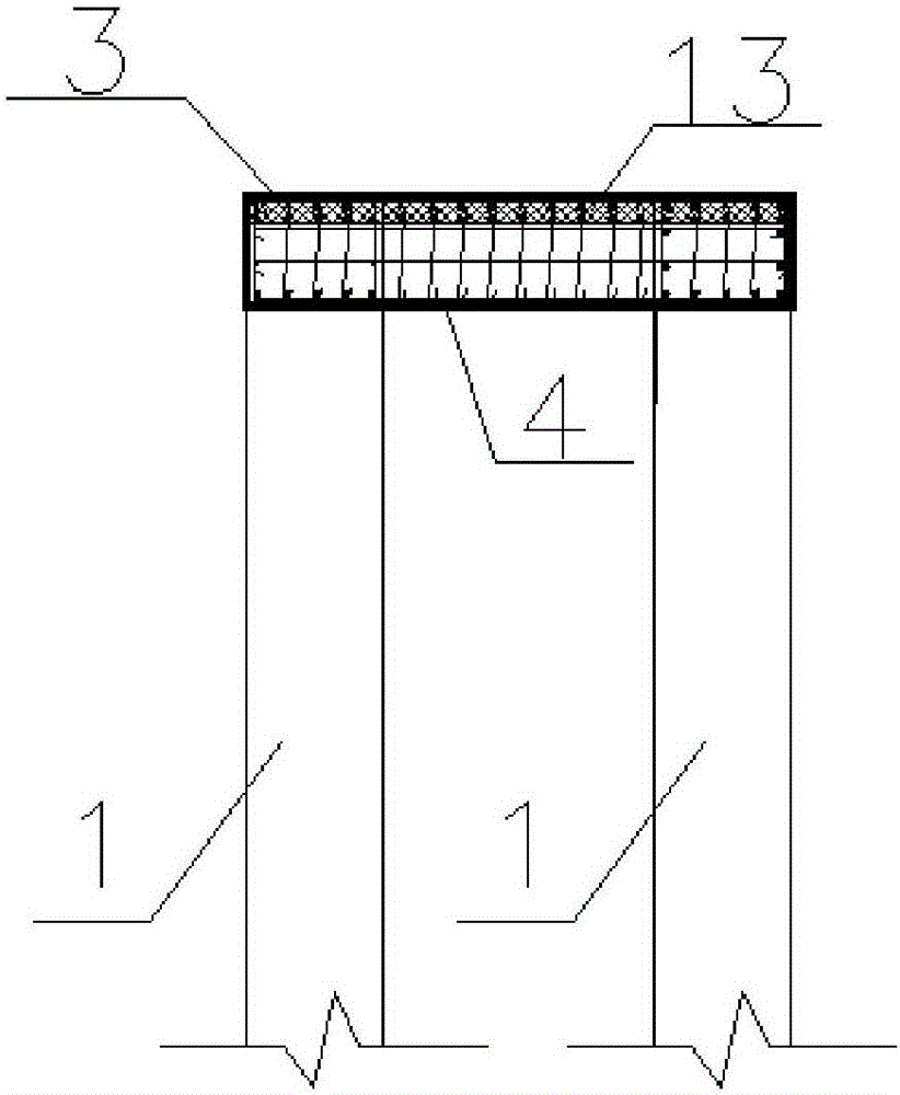 Foundation pit support system and construction method thereof