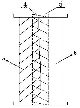 Beamed yarn half dip-dyeing suction space dye device and method