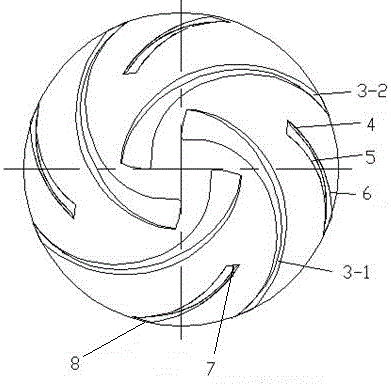 Method for designing centrifugal impeller splitter blade