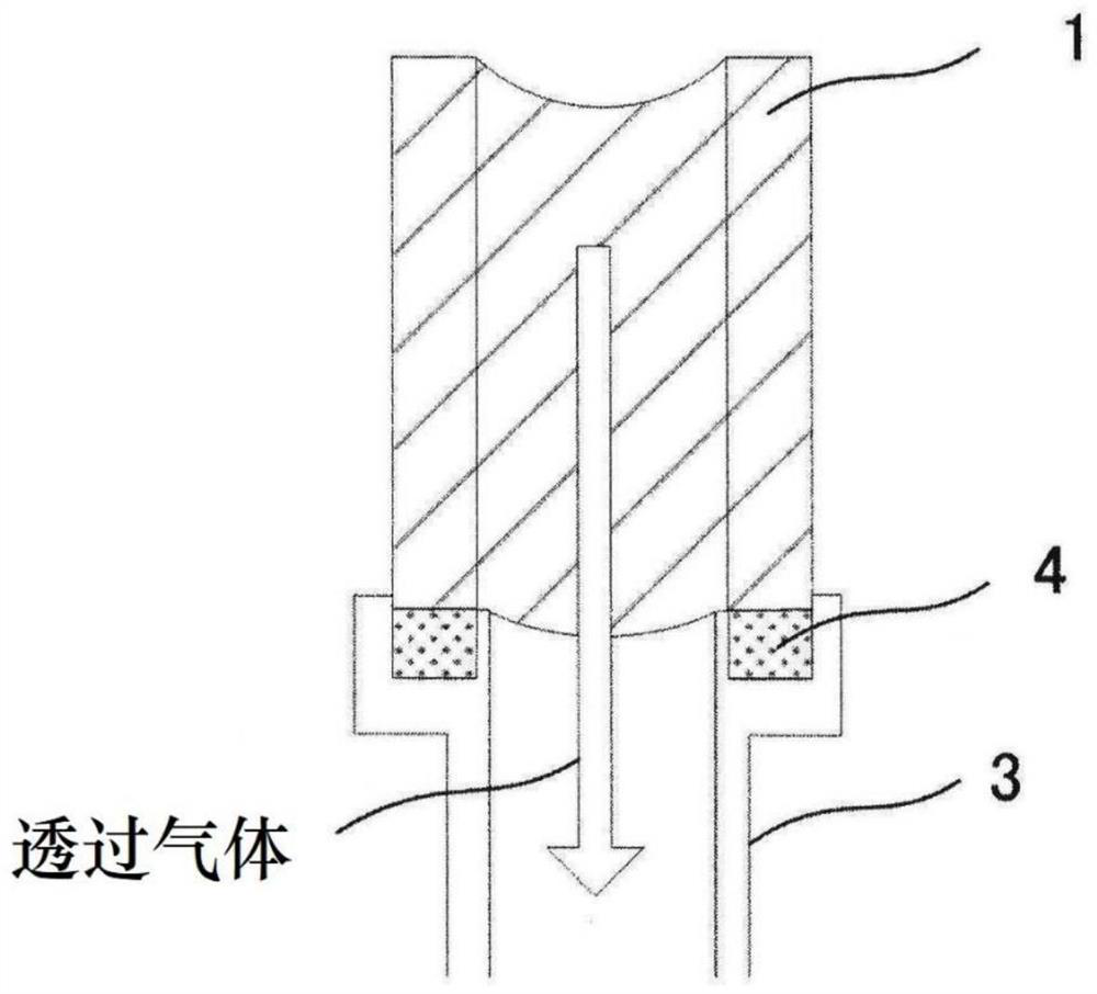 Bonded body, separation membrane module equipped with same, and method for producing alcohol
