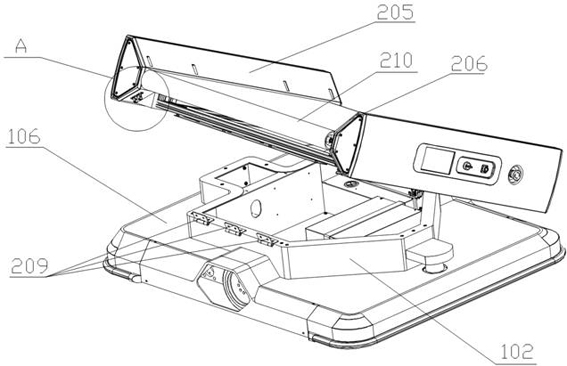 Autonomous mobile robot for airport, luggage and cargo transfer system for airport, and application method