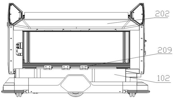 Autonomous mobile robot for airport, luggage and cargo transfer system for airport, and application method