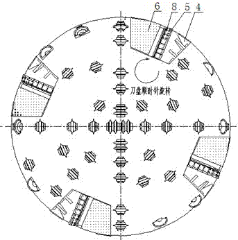 Rock Tunneling Machine Bidirectional Rotary Cutterhead and Bidirectional Rotary Tunneling Method