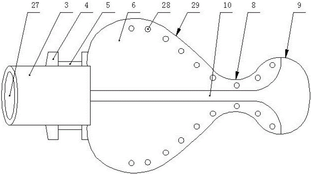 Oral cavity inner supporting device for dental operation