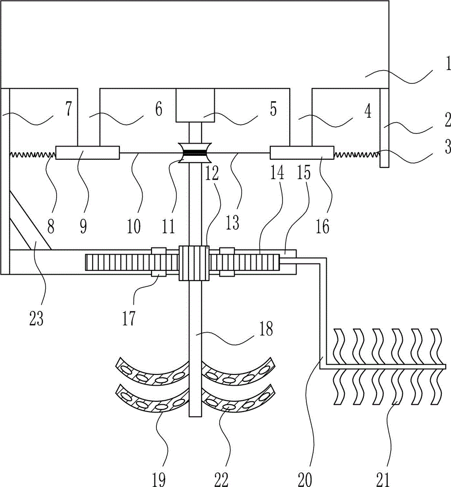 Flocculant delivery equipment for sewage treatment