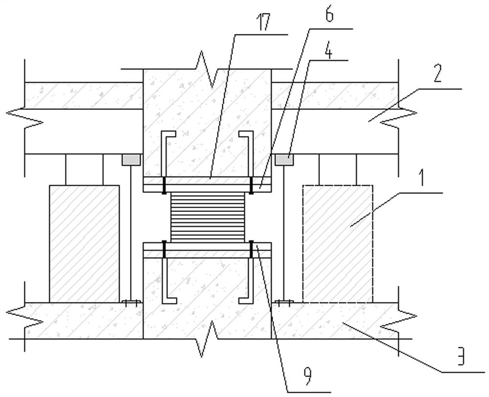 Non-disturbance replacement construction method for seismic isolation support of existing seismic isolation building