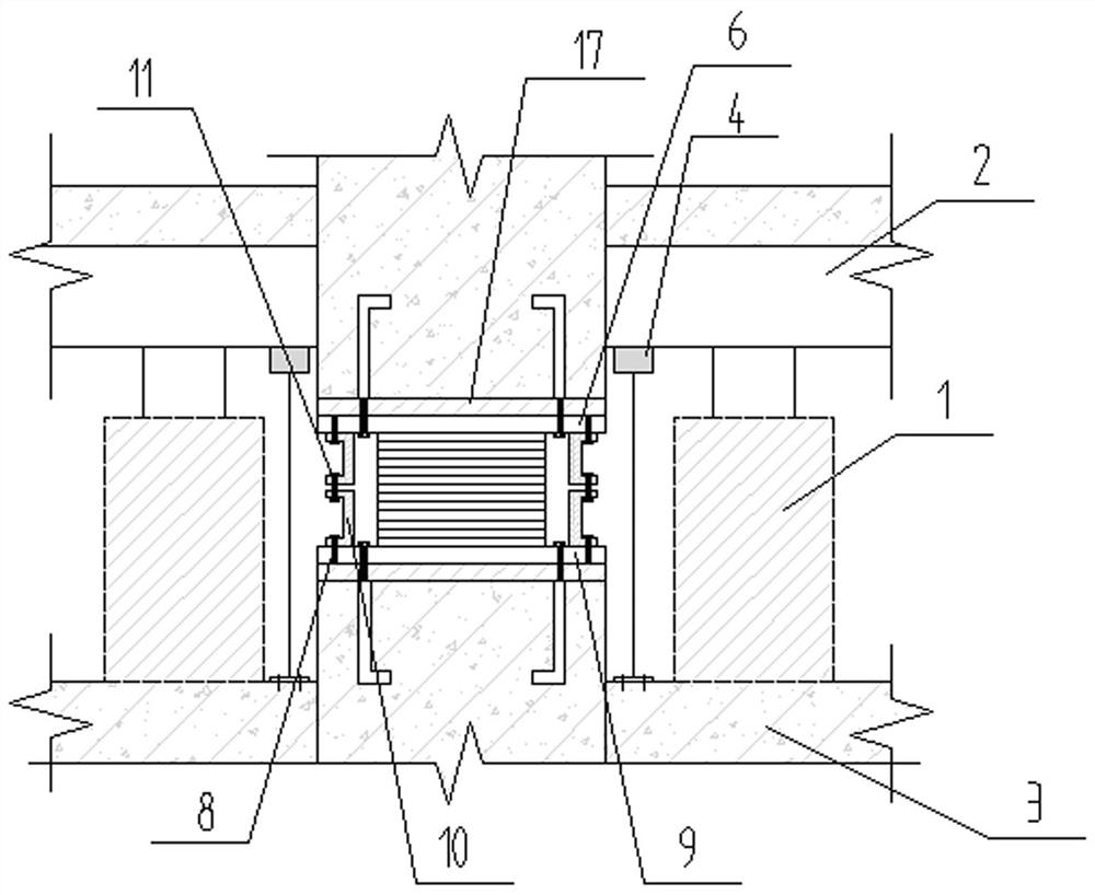 Non-disturbance replacement construction method for seismic isolation support of existing seismic isolation building