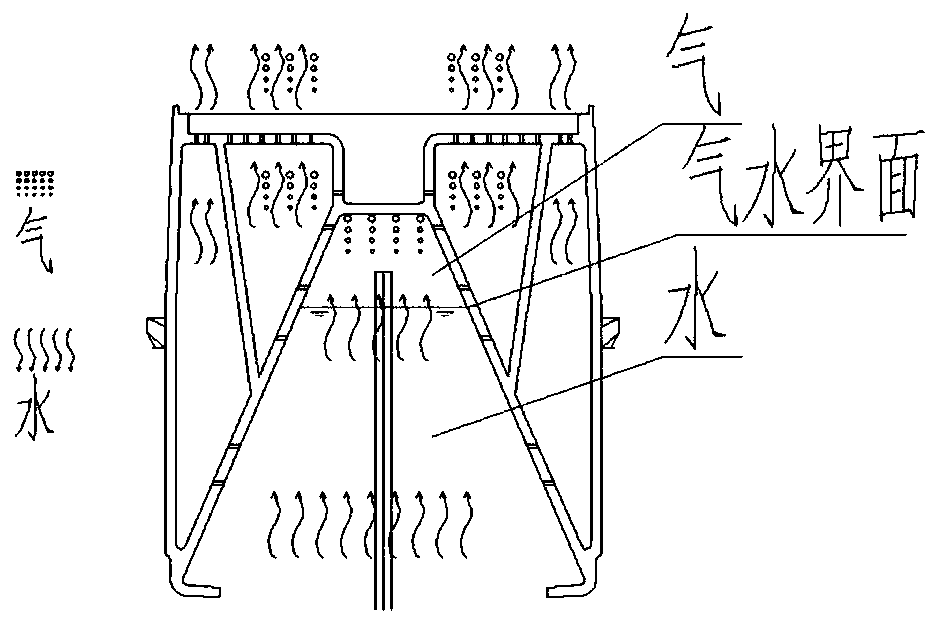 Filter brick for biological aerated filter and biological aerated filter adopting filter brick