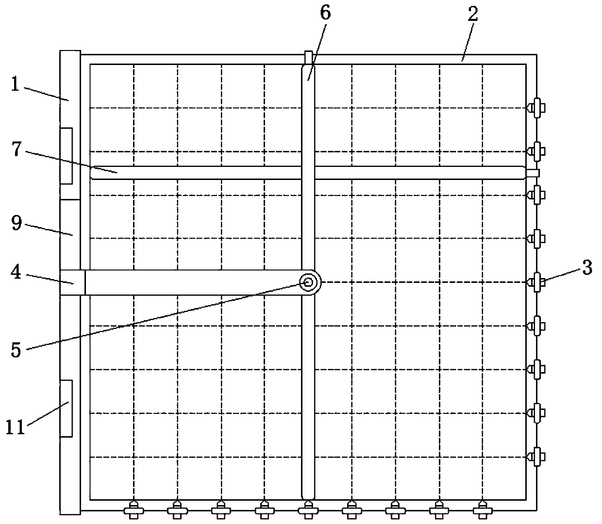 Herbaceous plant positioning and height and coverage data acquisition equipment