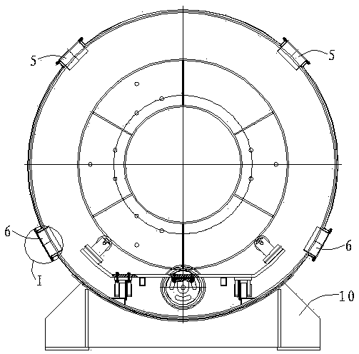 Horizontal multi-arc coating chamber