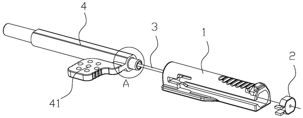 Needle protection device for blood collection needle