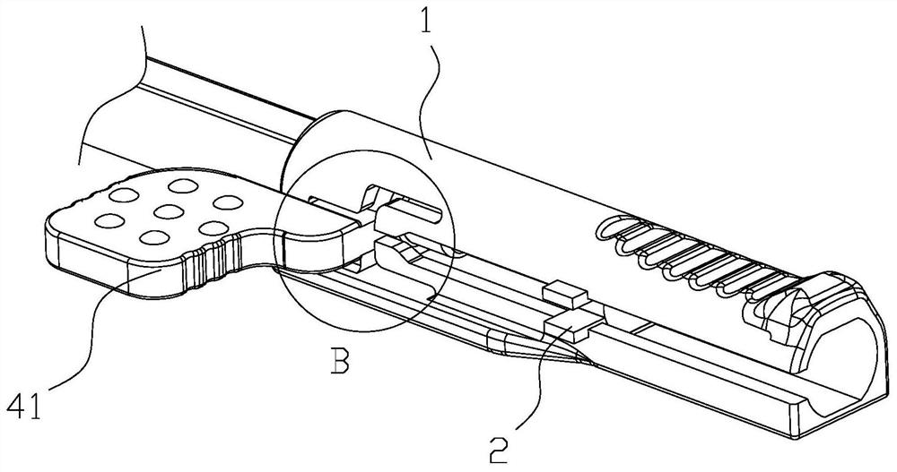 Needle protection device for blood collection needle