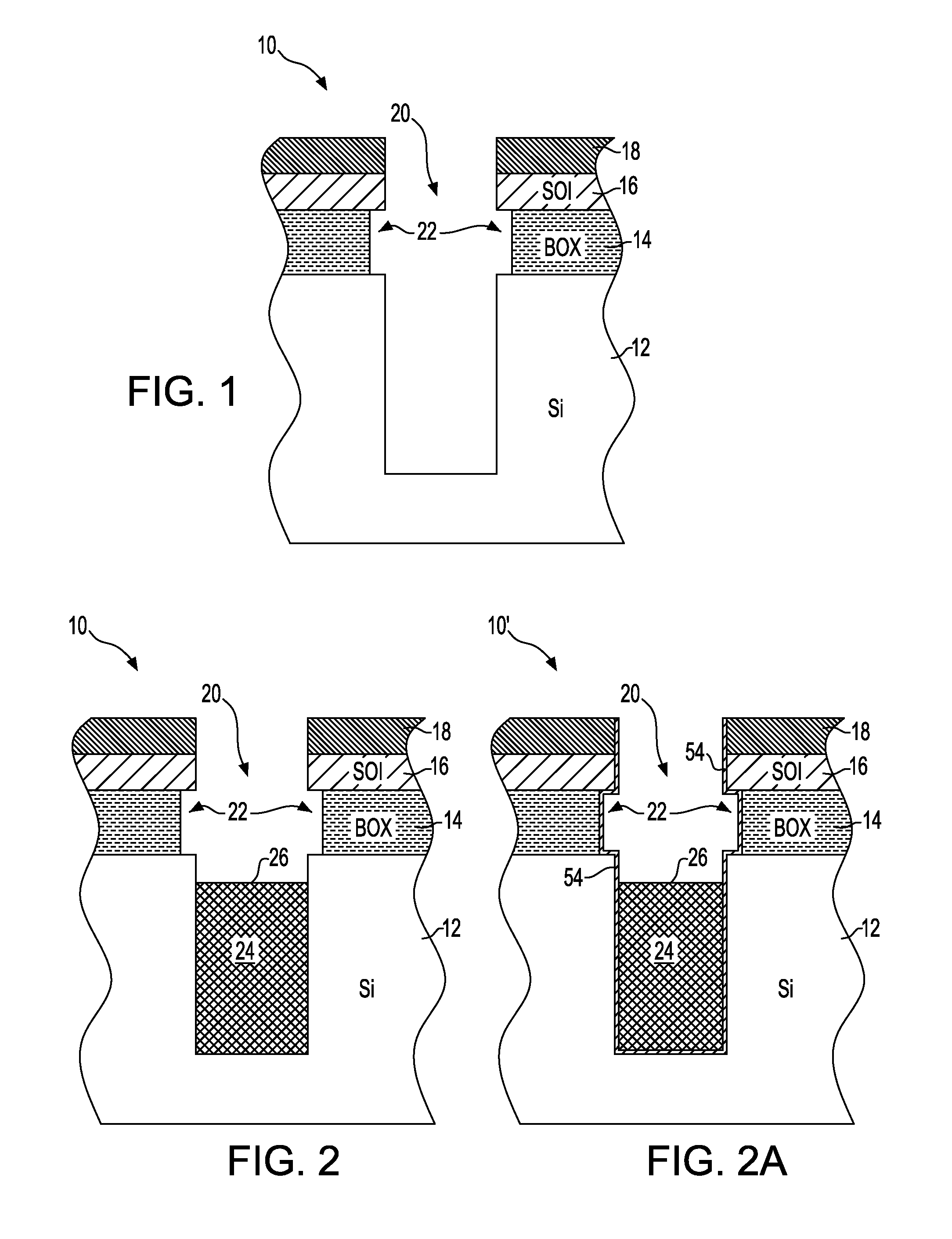 Method for forming a semiconductor structure to remedy box undercut and structure formed thereby