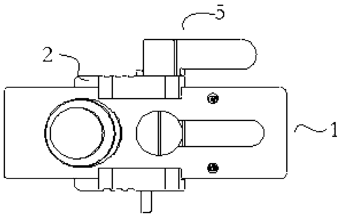 Locking device for heart watch fixator