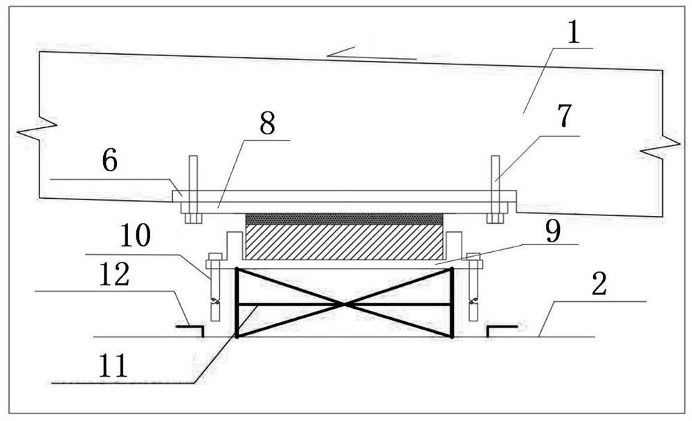 Reverse construction method for installing support after rotating