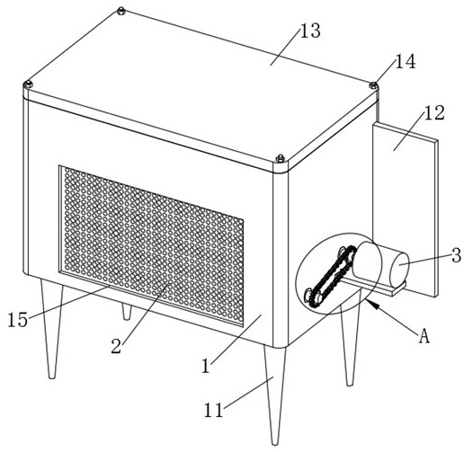 Automatic drainage device for farmland