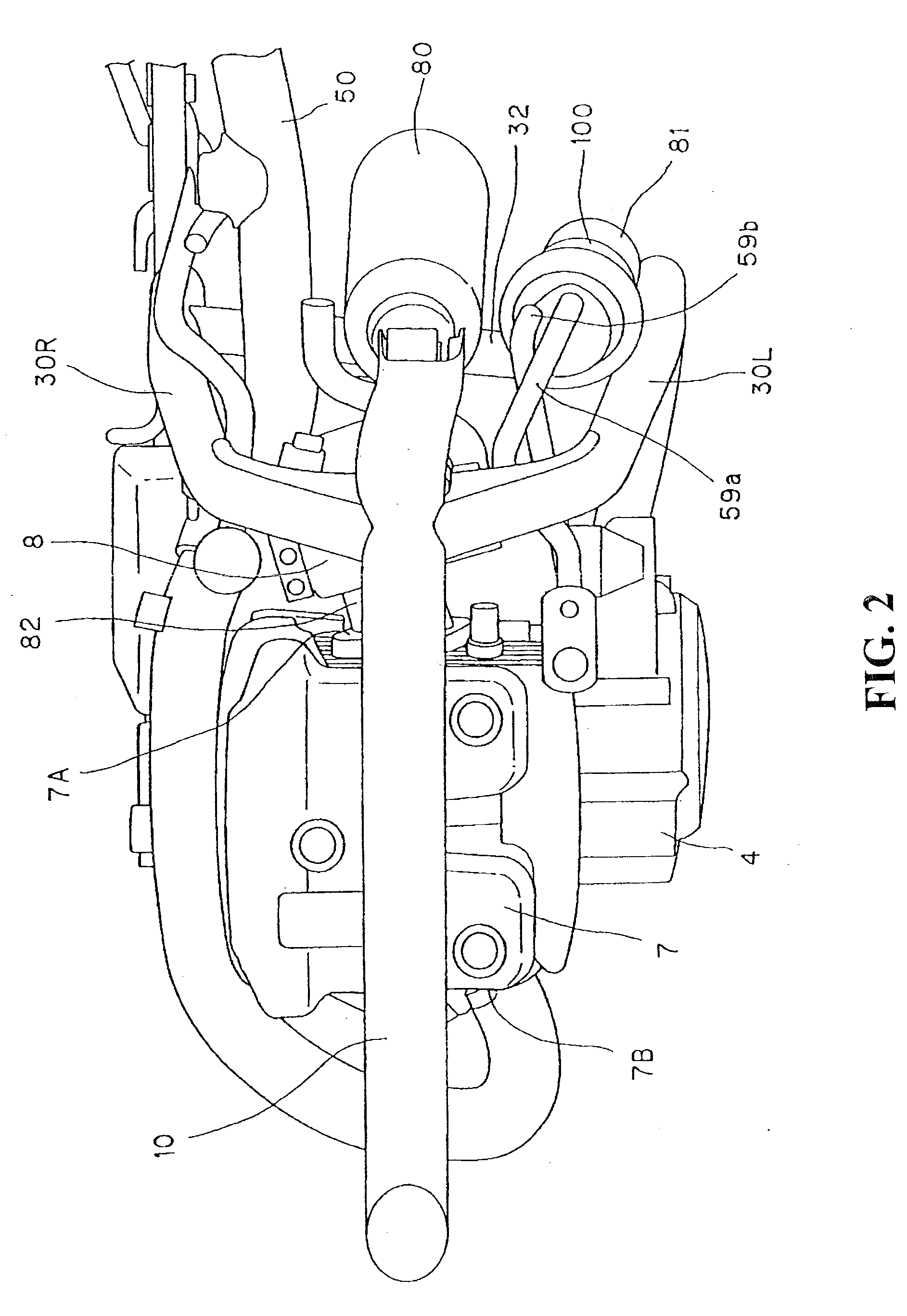 Fuel pump layout structure in motorcycle