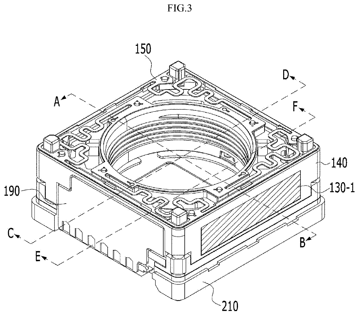 Lens driving device, and camera module and optical device including same lens