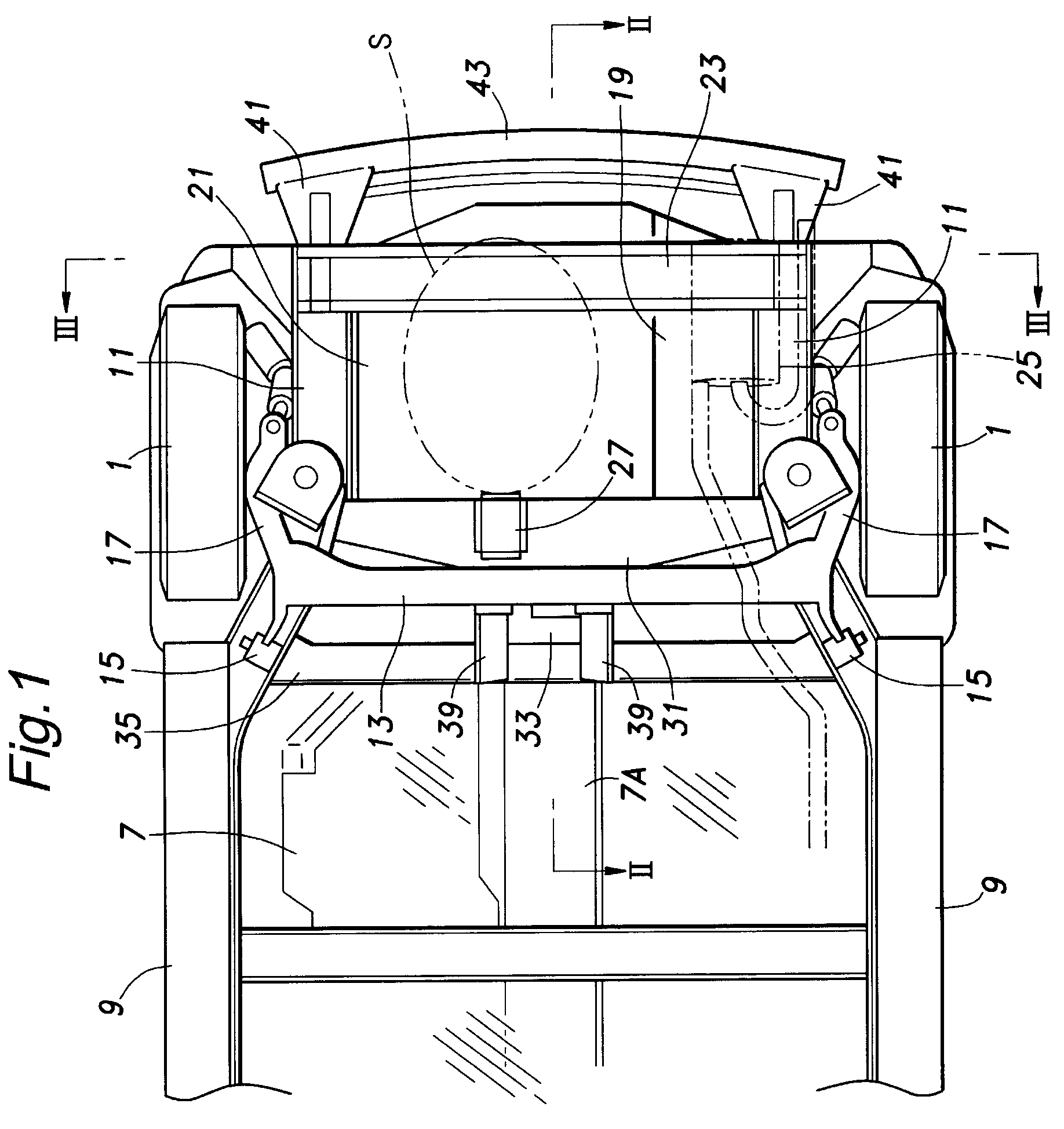 Rear vehicle body structure