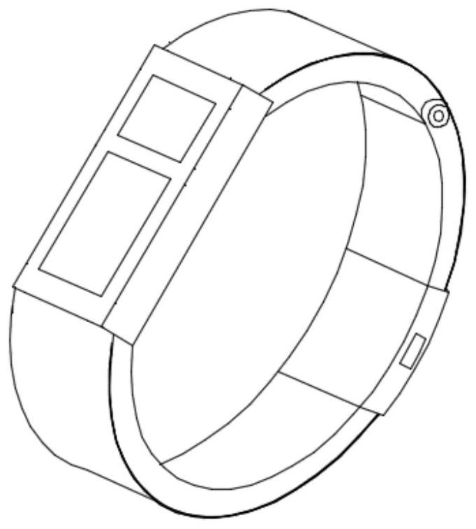 Smart bracelet capable of measuring height and weight and measuring method thereof