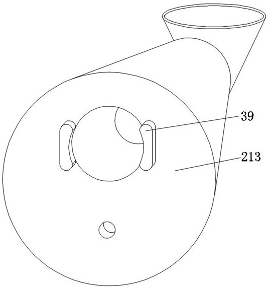 Biomass particle intelligent processing equipment capable of reducing abrasive particle abrasion