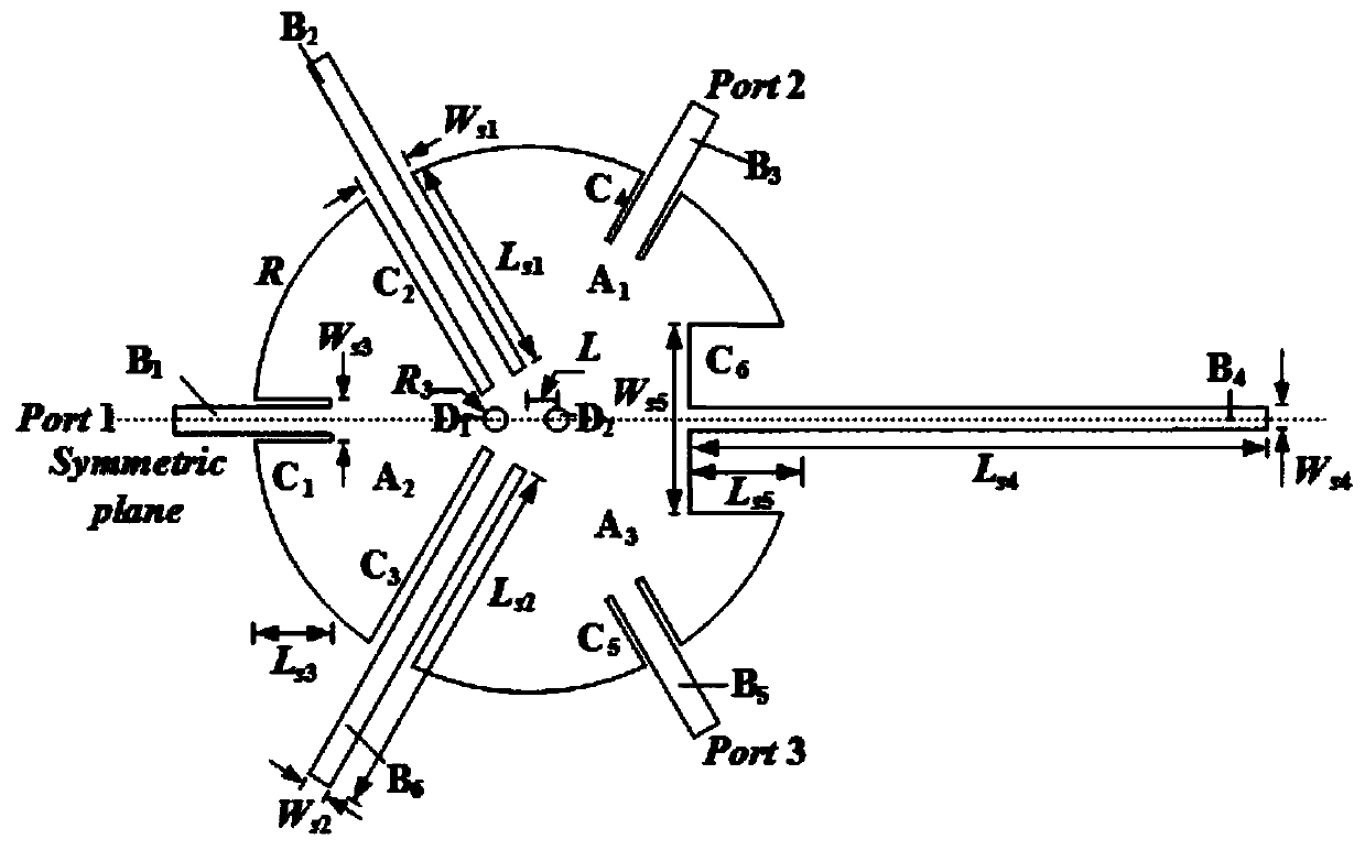 A rectifier circuit with band-pass characteristic and wide input power range