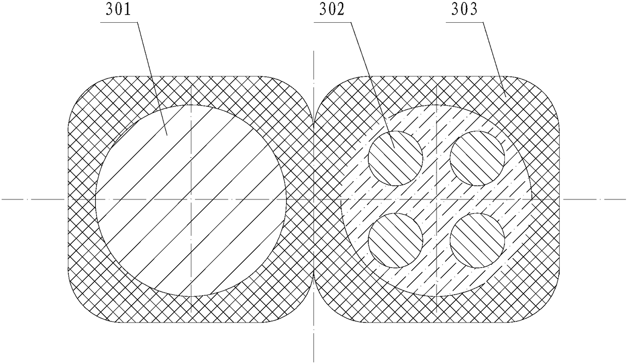 Shipborne water temperature vertical section stereoscopic observation system and use method thereof