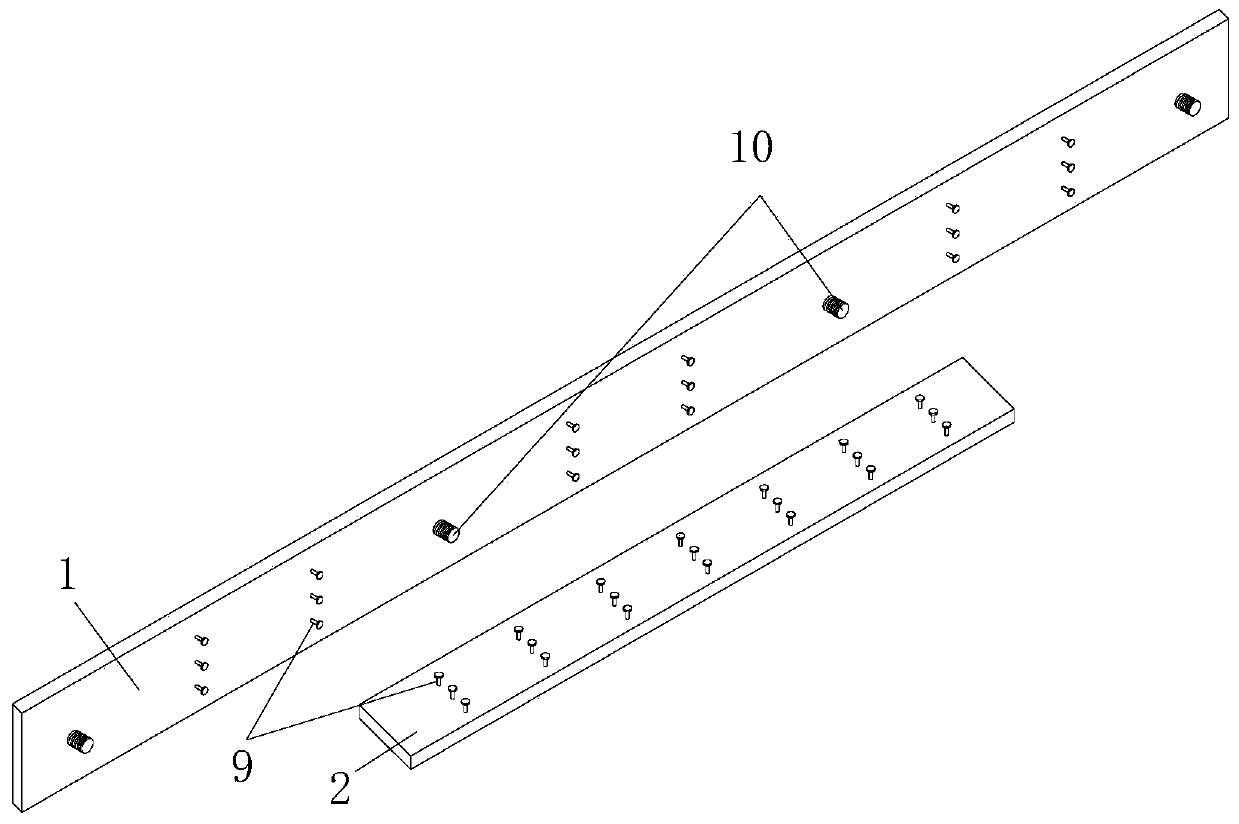 Manufacturing method of carbon fiber grid composite plate concrete continuous beam