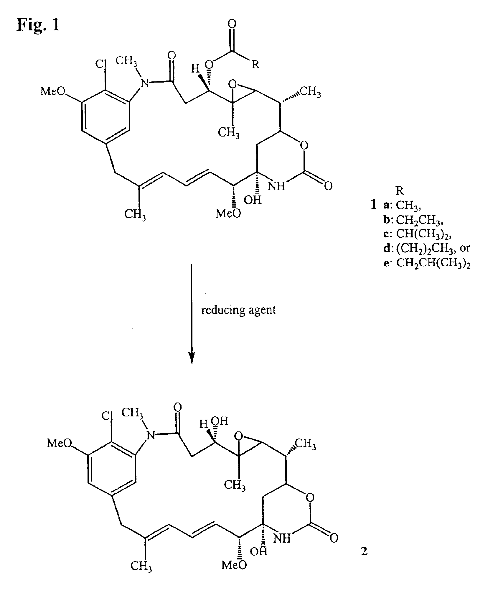 Process for the preparation and purification of thiol-containing maytansinoids