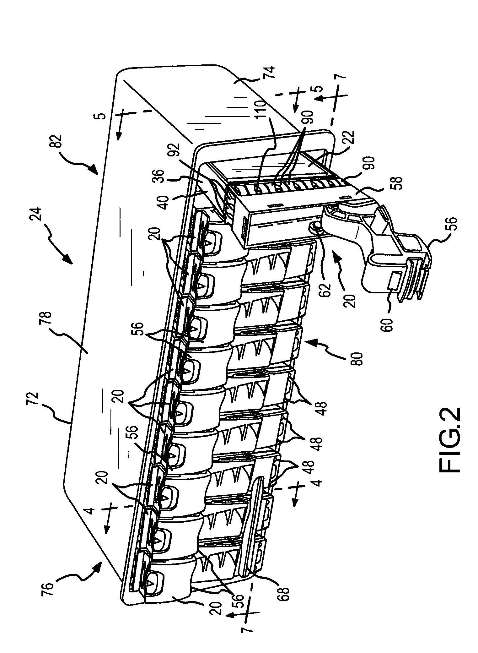 Apparatus and method for inhibiting high-frequency, electromagnetic interference from non-metallic hard disk drive carriers