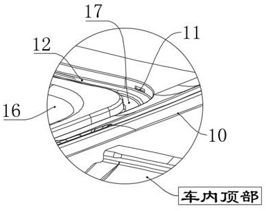 Car roof lamp convenient to assemble