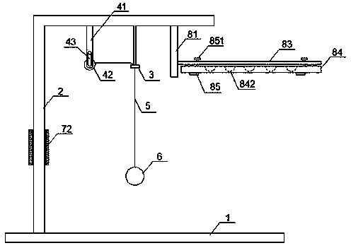 Pendulum bob impact force sensor experimental device