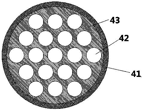 A loop heat pipe of a porous flow stabilization device