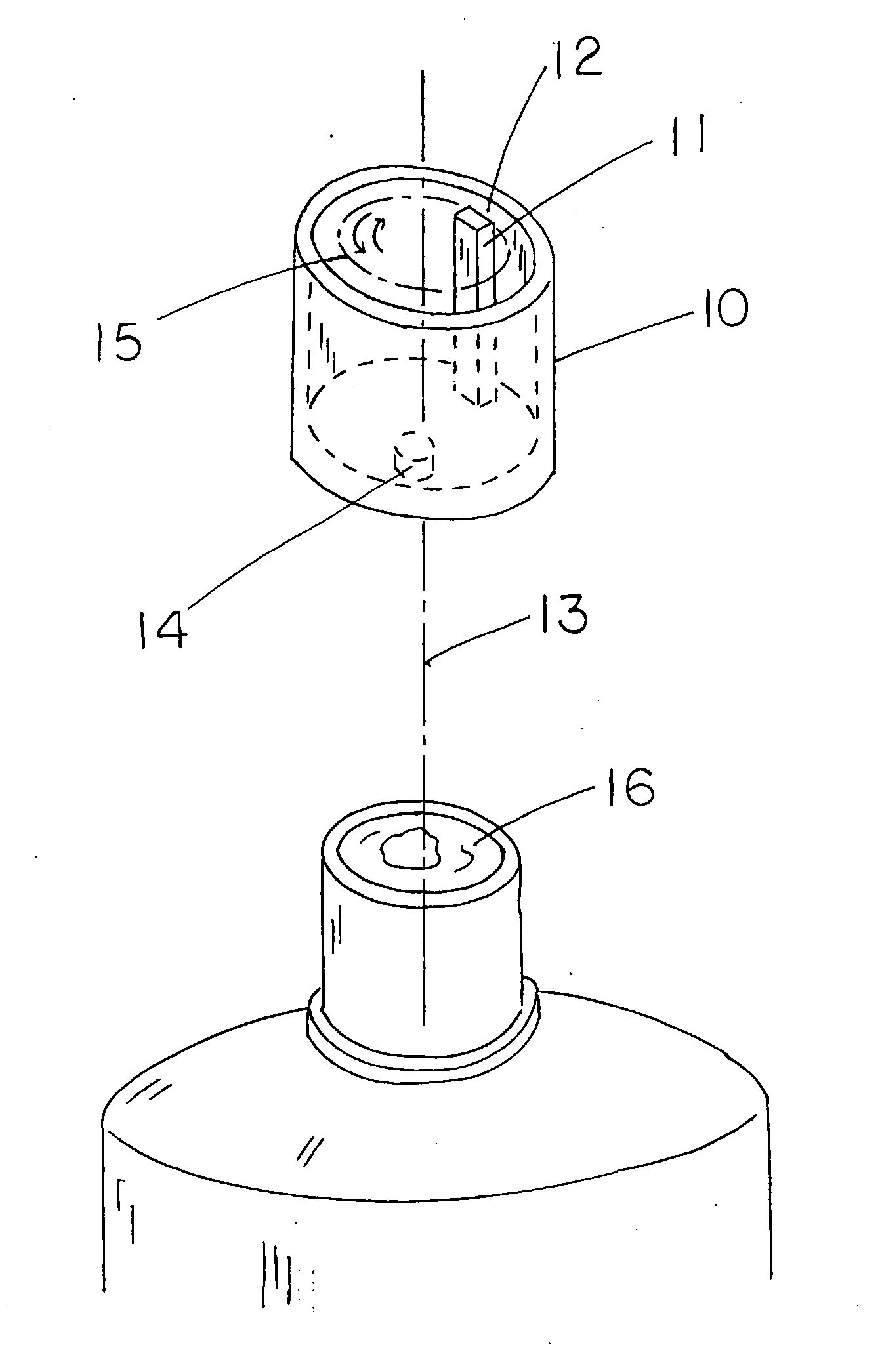 Cleaning Mechanism of build-up for the dispenser