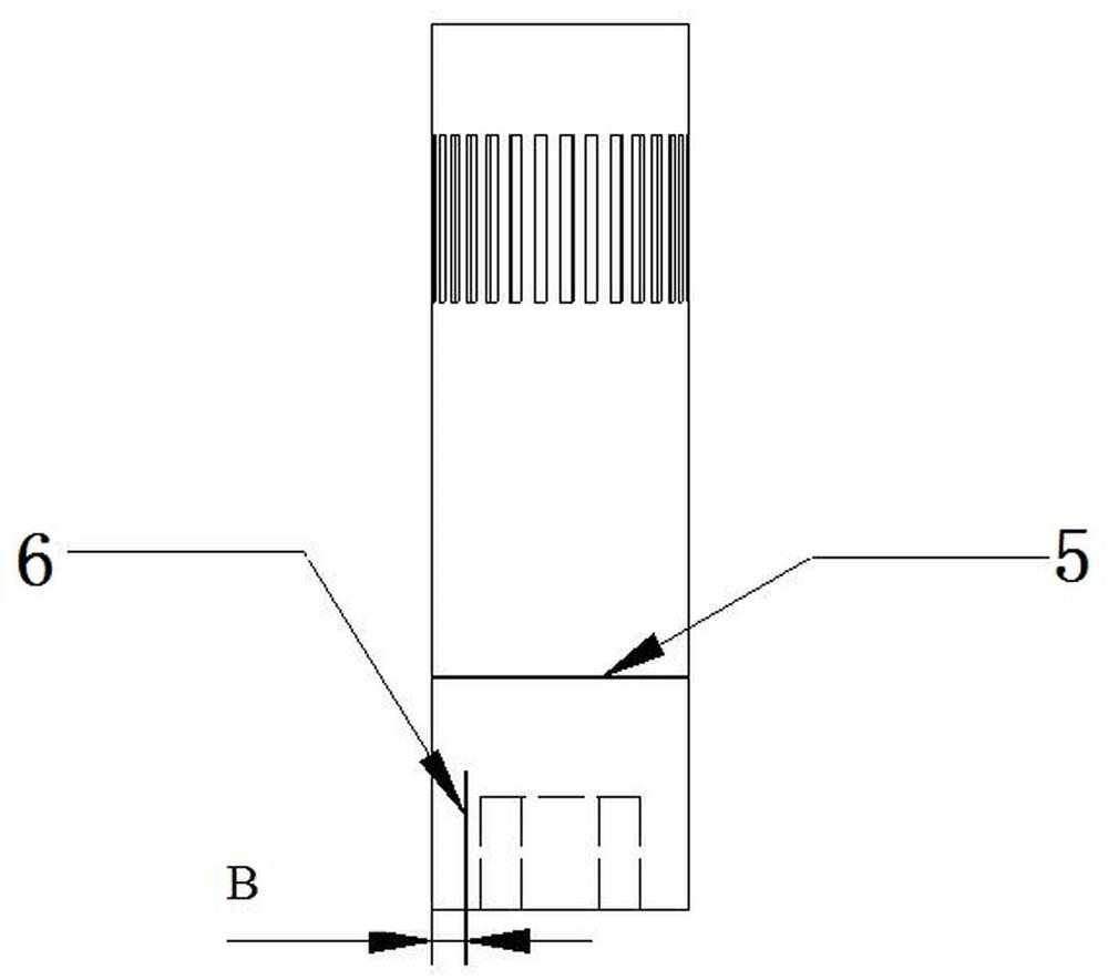 A special tool for disassembling clamps in a narrow space and a processing method thereof