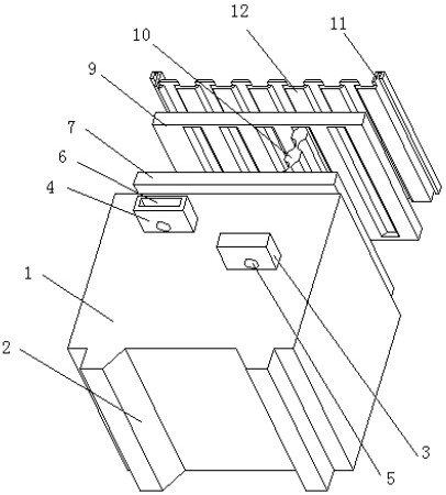 A storage and transportation box for fresh ginseng stems and leaves