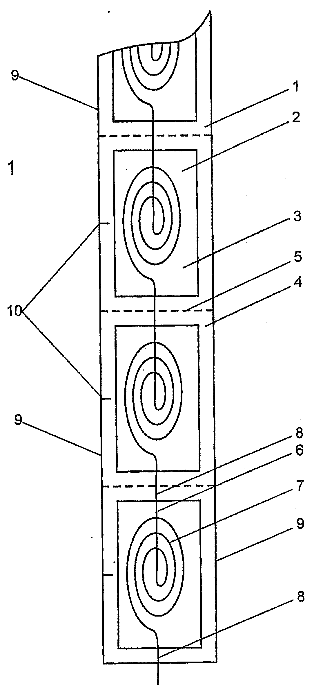 Device for cleaning interdental spaces