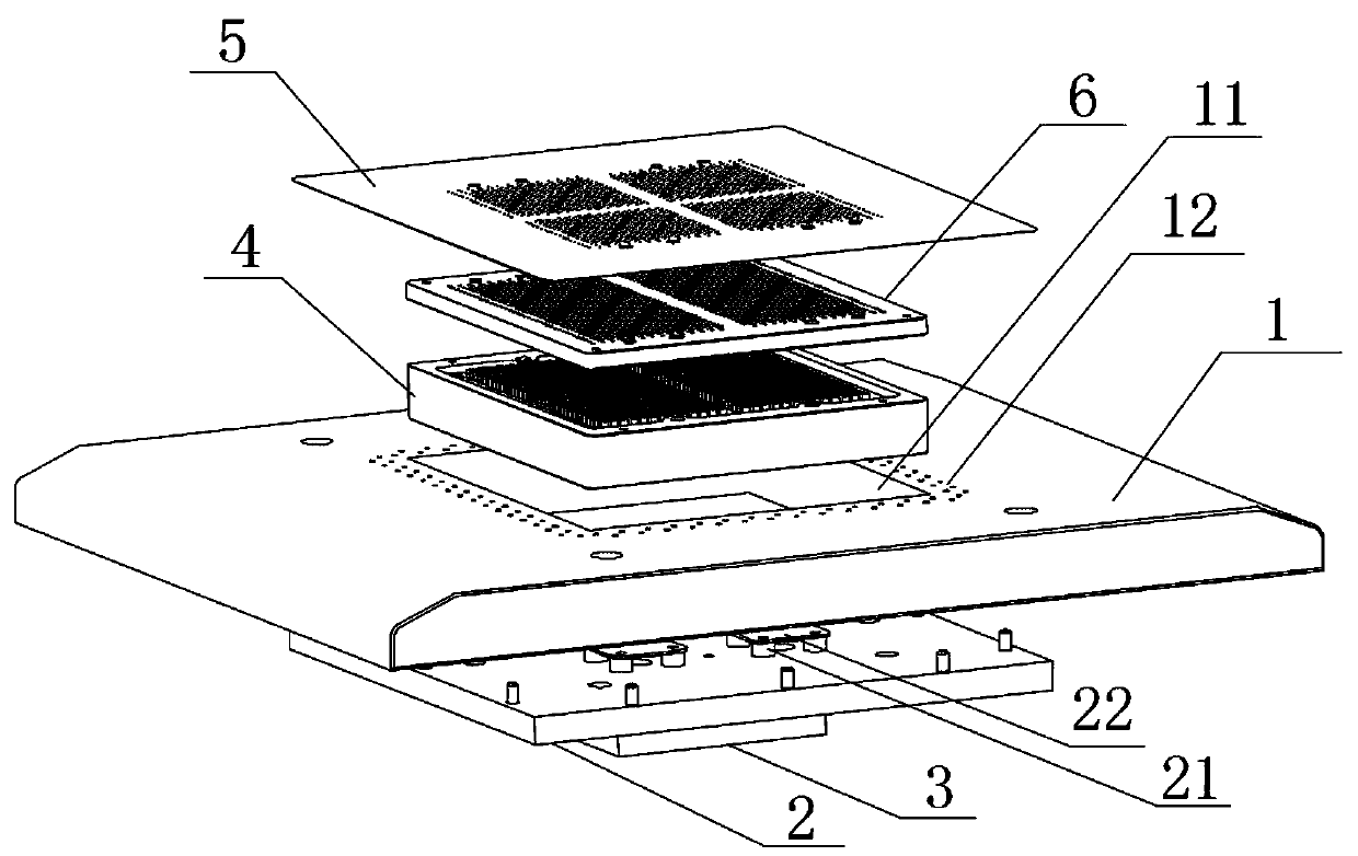 A printing mechanism for the metallization of through-hole walls of green ceramic sheets