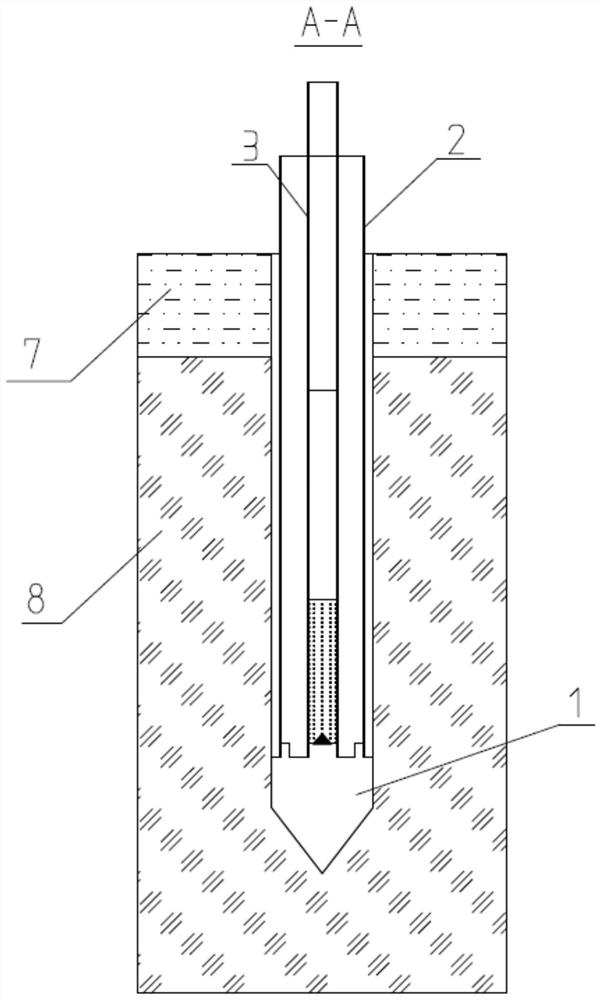 Soft soil foundation treatment device and foundation treatment construction method