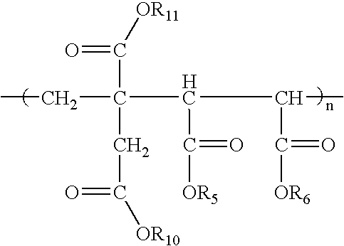 Anionic polymers composed of dicarboxylic acids and uses thereof