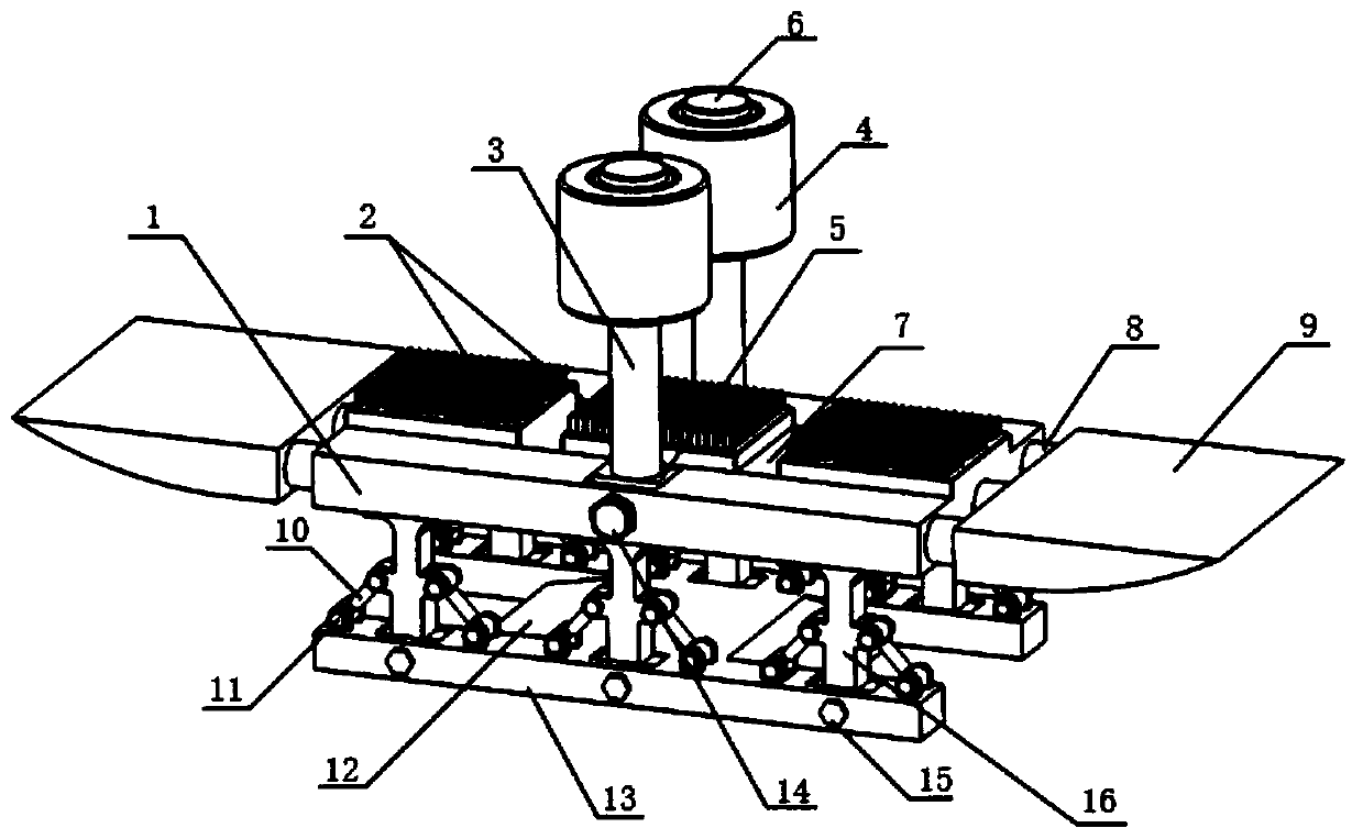 Deicing pantograph bow suitable for T-shaped rigid catenary system