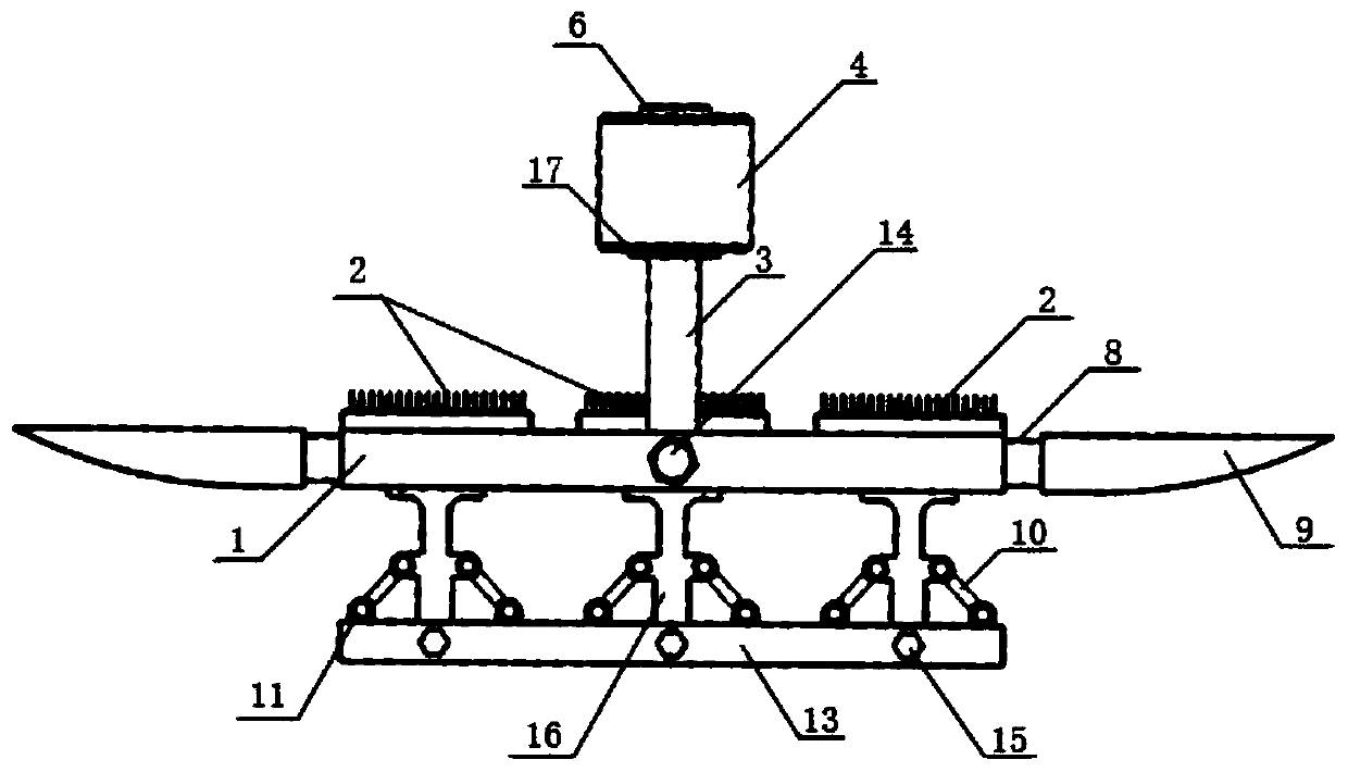 Deicing pantograph bow suitable for T-shaped rigid catenary system