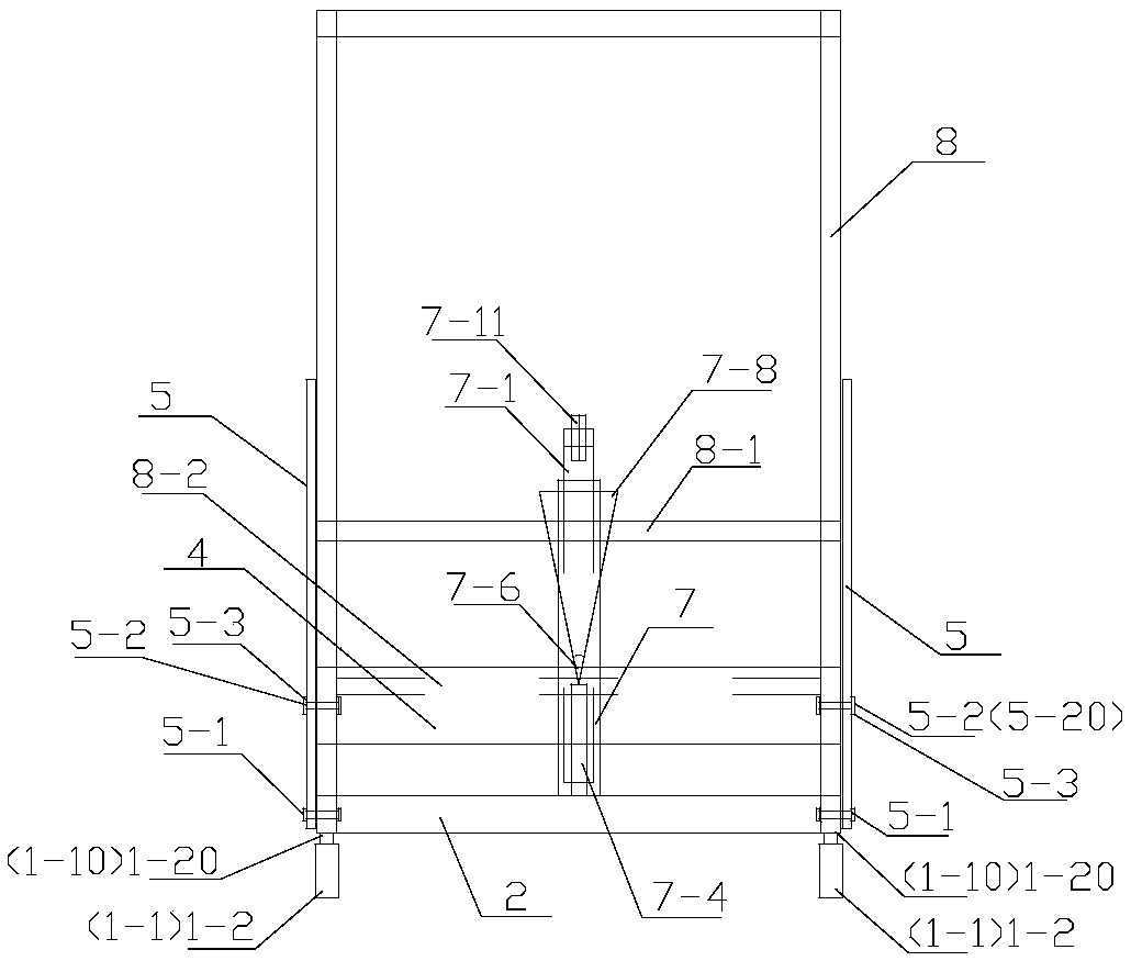 Pneumatic control varying-slope type soil erosion simulation test radial-flow test slot and method