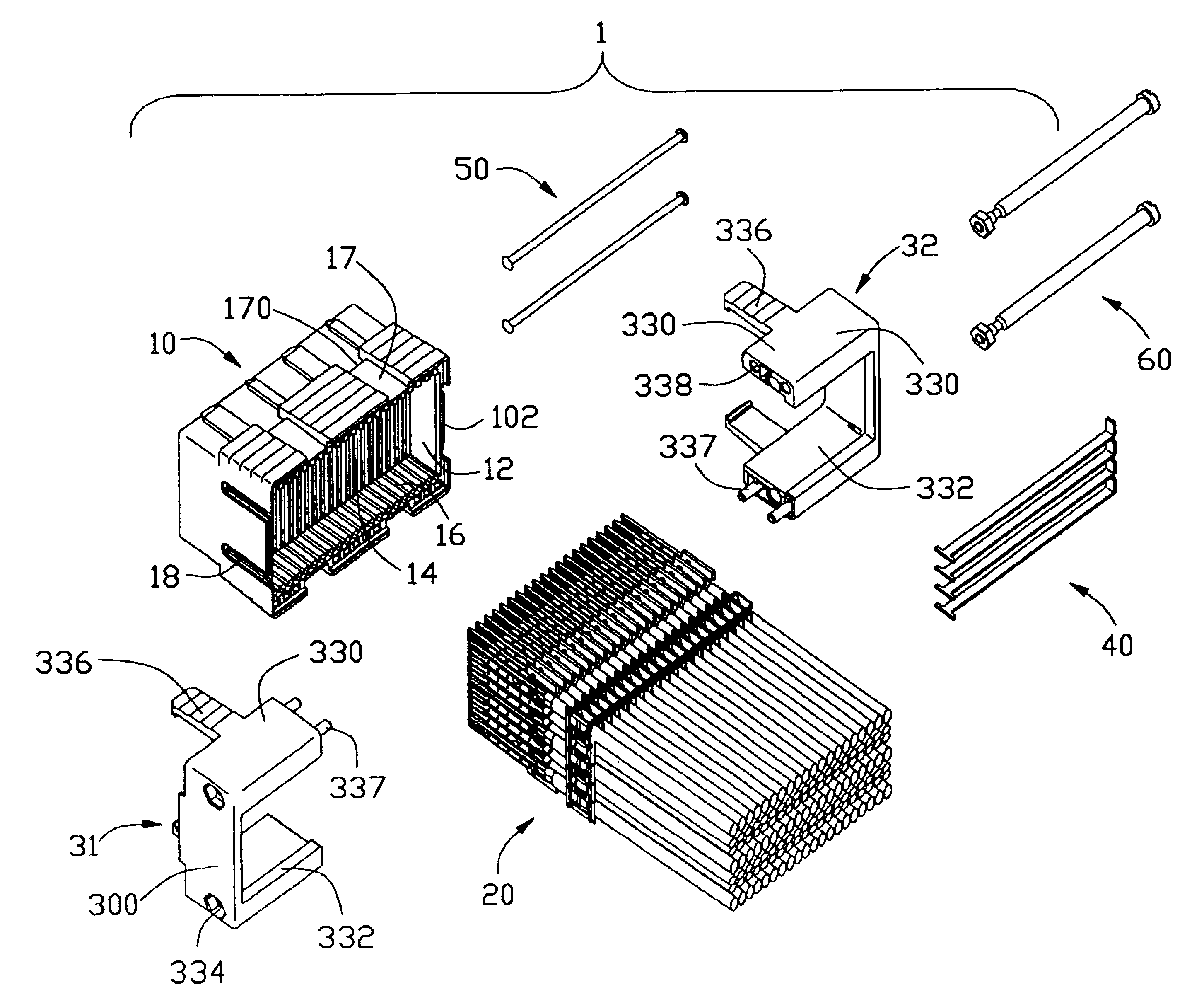 Cable assembly with internal circuit modules