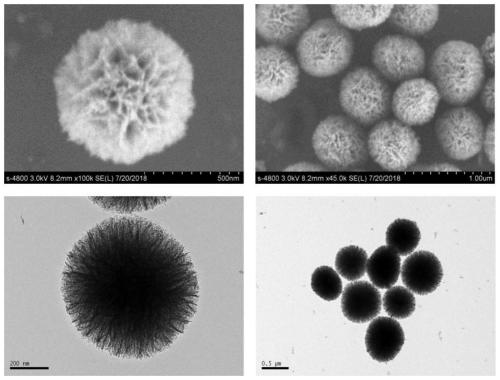 NiCo2O4 nano flower-like composite material and preparation method thereof