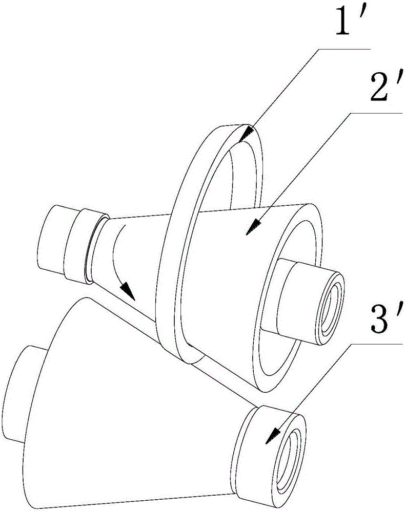 Ring knock-off protection structure for conical ring variable speed unit