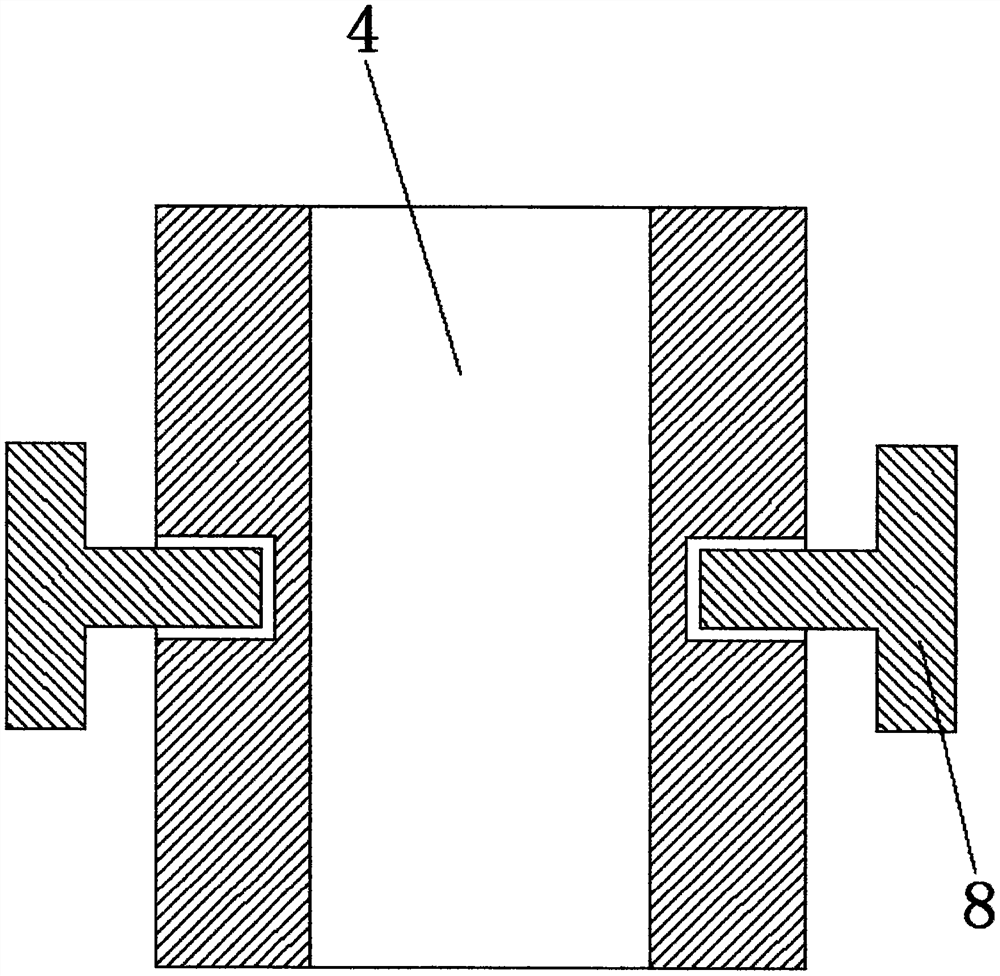 Ankle opening device for ankle X-ray film shooting