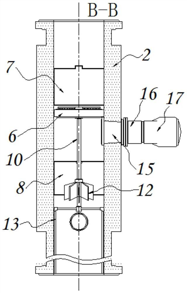 Water conservancy pipeline with automatic slag removal function for water conservancy project